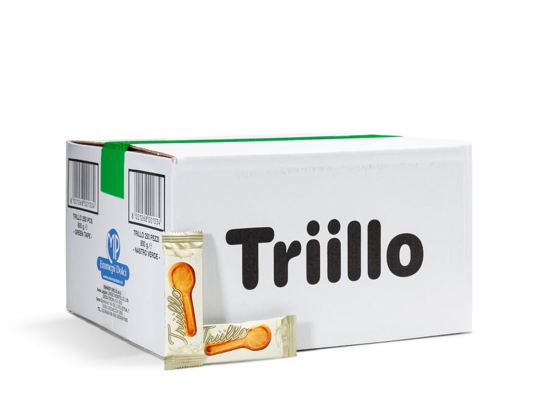 Trillo - Cucchiaino biscotto di pasta frolla - 250 pezzi